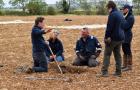 Niab staff investigating the soil profile at Diddly Squat Farm, the site for the Cereals Event 2026 Niab staff investigating the soil profile at Diddly Squat Farm, the site for the Cereals Event 2026