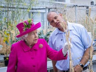HM Queen Elizabeth II at Niab in 2019 HM Queen Elizabeth II at Niab in 2019