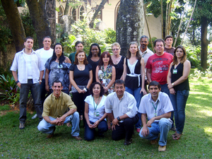 NIAB’s Jane Taylor (centre back row) in Brazil with course delegates from the country’s official government seed testing laboratory